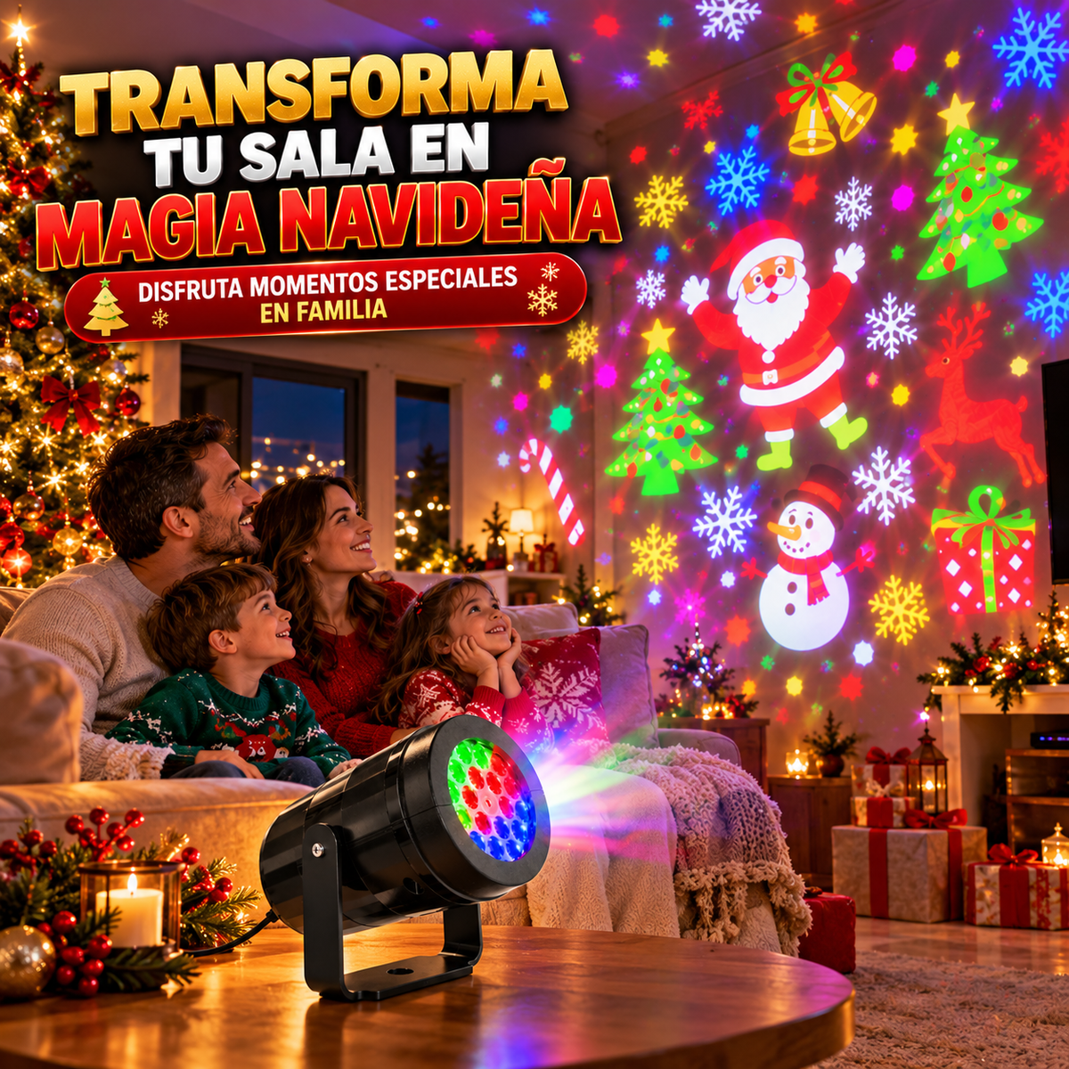 Proyector Navideño LED