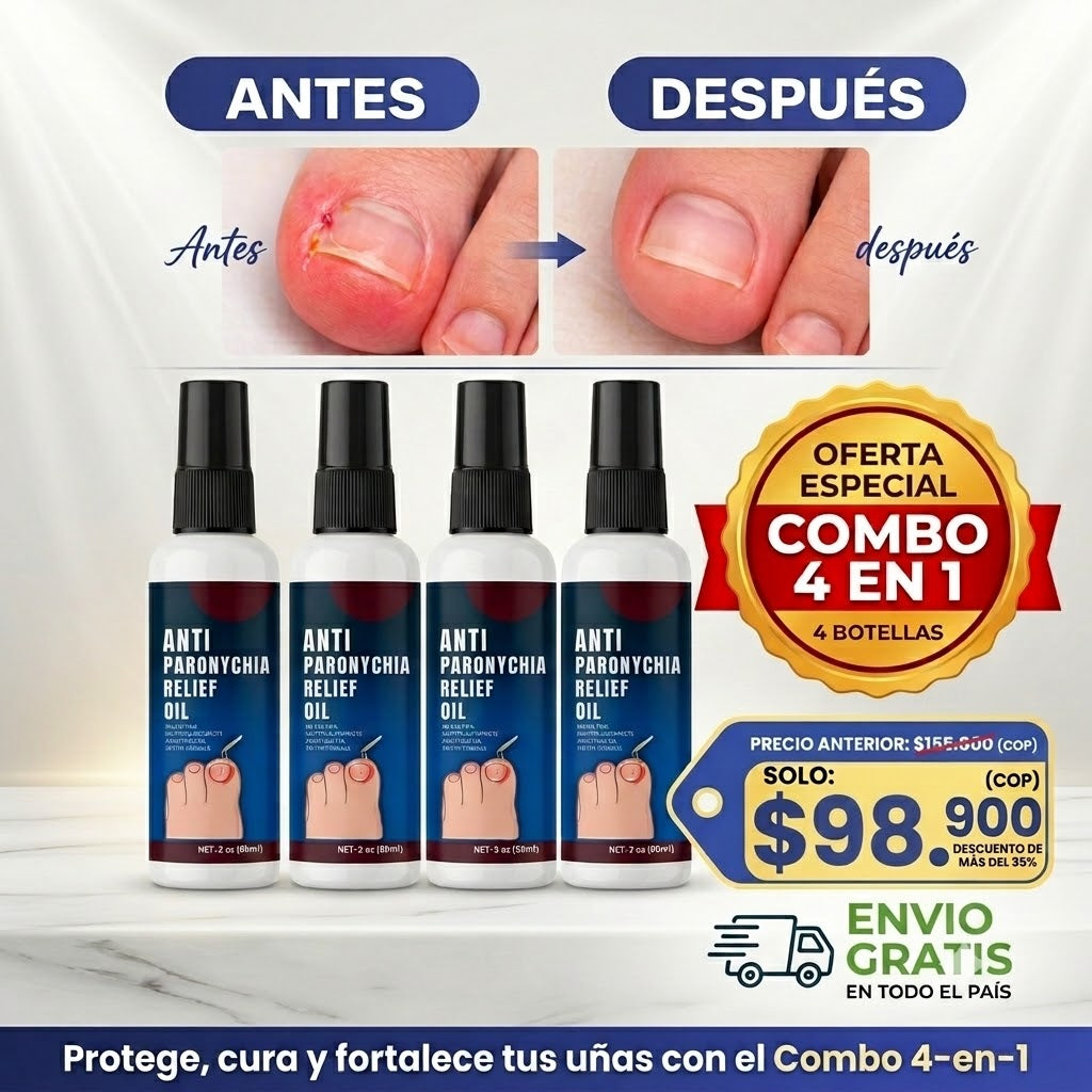 Combo 4 En 1 Suero Anti Hongos