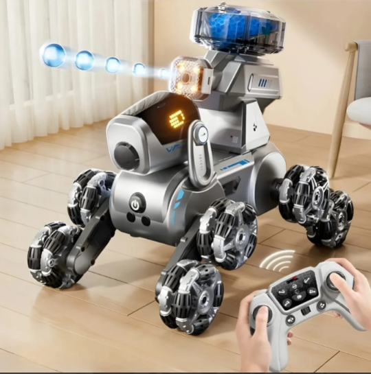 Perro Robot Recargable Lanzador De Hidrogel