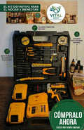 💥GRAN OFERTA TALADRO Dewalt Mandril Metálico de Media INALAMBRICO 68V + 34 ACCESORIO INCLUIDOS
